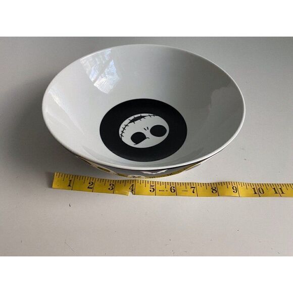 Nightmare Before Christmas Jack Skellington And Zero Ceramic Large Serving Bowl - Picture 11 of 12